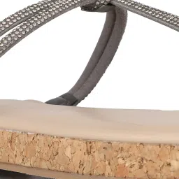 Inc.5 Women's Pewter T-Strap Sandals image 5