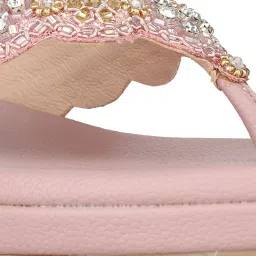 Inc.5 Women's Rose Gold Thong Sandals image 5