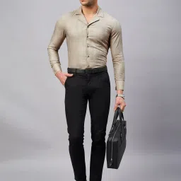 Louis Stitch Green Cotton Regular Fit Printed Shirt image 5