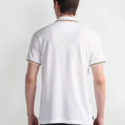 Arrow Sport White Regular Fit Polo T-Shirt image 2
