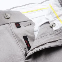 Raymond Men Checked Slim Fit Formal Trousers image 5