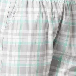 Kryptic Grey Cotton Checks Pyjamas image 5