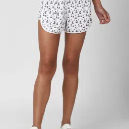 Forever 21 White Print Shorts-picture-24