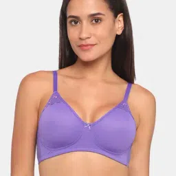 Zivame Purple Non Wired Non Padded Minimiser Bra-picture-23
