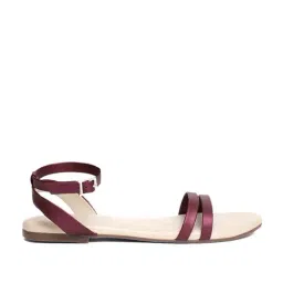Aurelia Women's Zjazmin Purple Ankle Strap Sandals-image-92