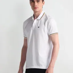 Arrow Sport White Regular Fit Polo T-Shirt image 3