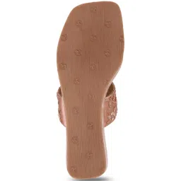 Mochi Women Rose Gold Toe Ring Sandals image 5