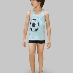 Tresnova Boys Multicolor Regular Fit Printed Vest Pack of 3 image 5