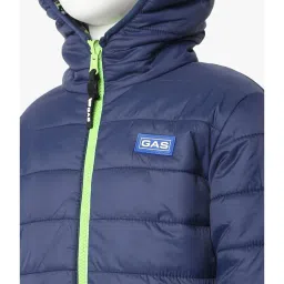 GAS Kids Multicolor Solid Full Sleeves Reversible Puffer Jacket image 5