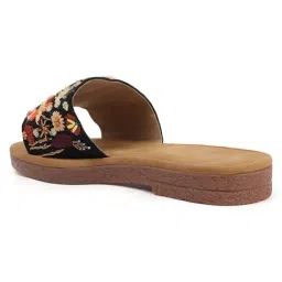 The White Pole Women's Black Thong Sandals image 5