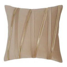 HOSTA HOMES Cream Polyester Cushion Covers - Set of 5 image 5