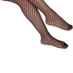 OGIMI- Ohh Give me Fishnet Thigh High Mesh Stockings With Silicone Lace Top image 4
