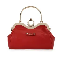 AKIKI LONDON Red KINGSTON Embellished Small Clutch image 2