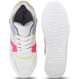 Shoetopia Women's White Sneakers image 3