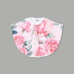 Fame Forever by Lifestyle Girls Light Pink Cotton Floral Print Top-image-35