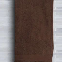 Maspar Brown Cotton Bath Towel (Medium)-picture-27