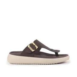 FAUSTO Men's Brown T-Strap Sandals-picture-38