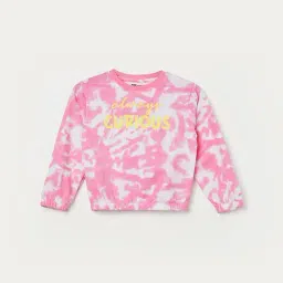 Fame Forever by Lifestyle Girls Pink Cotton Printed Sweatshirt-picture-21