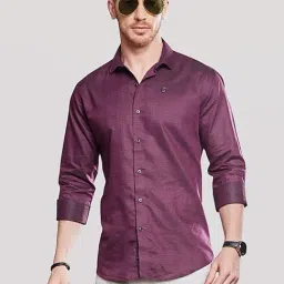 Almaty Pink Cotton Slim Fit Checks Shirt-picture-13
