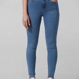 Only Light Blue Skinny Fit High Rise Jeans-picture-24