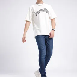 glitchez Men Skinny Fit Light Fade Stretchable Jeans image 3