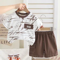INCLUD Boys Printed T-shirt With Shorts-picture-54