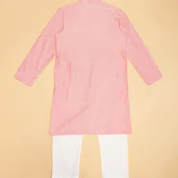 indus route by Pantaloons Boys Striped Mandarin Collar Long Sleeves Kurta With Pyjama image 5