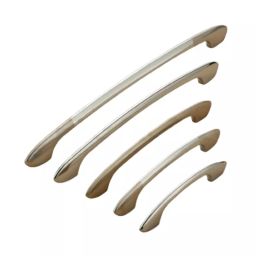 DECORE 319 224 mm Zinc Alloy Chrome and TT Finish Cabinet Pull Handle-picture-30