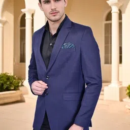 PRINTCULTR Notched Lapel Single-Breasted Blazer image 2