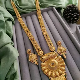 OM KRISHIV COLLECTION Gold-Plated Jewellery Set-picture-22