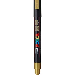 Uni-ball  3M Posca Marker Pen -1 Pc,  Gold Ink.-image-42