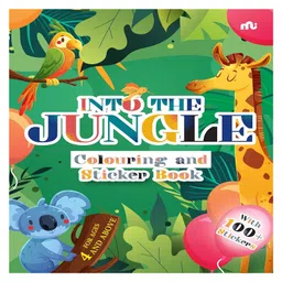 rupa publications Into the Jungle: Colouring and Sticker Book -English-picture-14