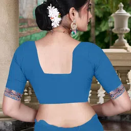 KAMDAR Woven Design Festive Chanderi Saree image 3