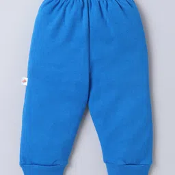 BUMZEE Cotton Pack Of 4 Striped & Animals Printed Pajamas - Multi Colour image 4