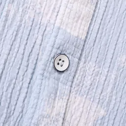 JASH KIDS Cotton Knit Full Sleeves Printed Shirt - Light Blue image 5