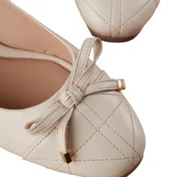 CODE by Lifestyle Women's Off White Ballerinas image 5