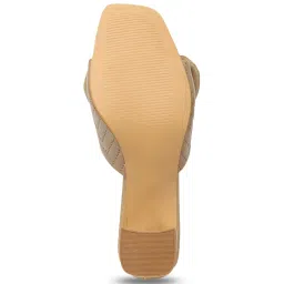 Elle Women's Beige Casual Sandals image 5