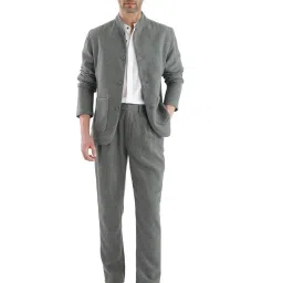 Rare Rabbit Green Regular Fit Solid Shaket image 5