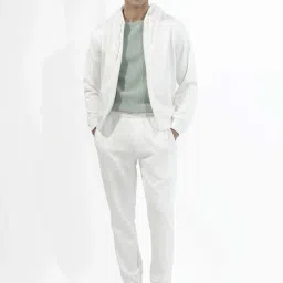 Rare Rabbit Off White Regular Fit Solid Sweatshirt image 5