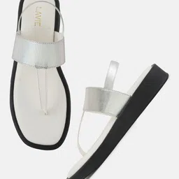 Lavie Textured Platform Sandals image 4