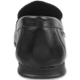 Metro Men's Black Casual Loafers image 5