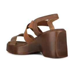 Inc.5 Women's Brown Sling Back Sandals image 5