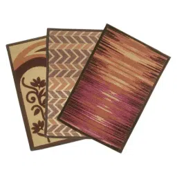 BIANCA Tough-Thin Printed Door Mat With Non-Slip Rubber Backing -3pc Medium set-image-83