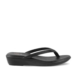 Tresmode Women's Black Thong Wedges-picture-16
