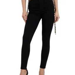 GUESS Skinny Carrie Black Mid Rise Jeans-picture-45