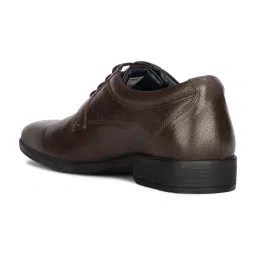 Hush Puppies by Bata Men's BOSTON 2.0 Brown Derby Shoes image 5