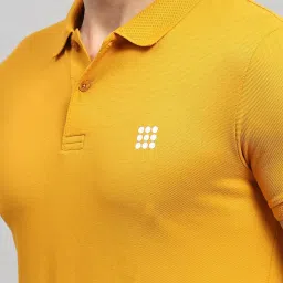 Rock.it Mustard Regular Fit Polo T-Shirt image 5