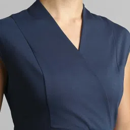 Van Heusen Navy Regular Fit Dress image 5