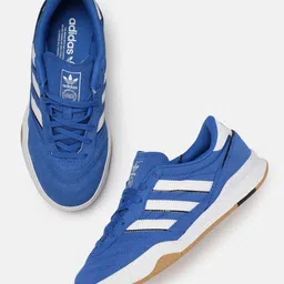 ADIDAS Originals Men Leather Textured Mundial FC Sneakers-picture-18