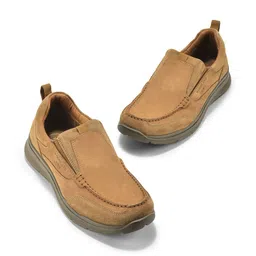 Woodland Men Nubuck Loafers-image-57